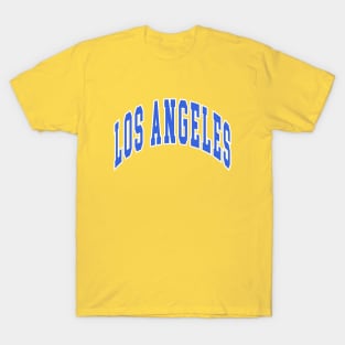 Los Angeles - Block Arch - Gold Blue/White T-Shirt